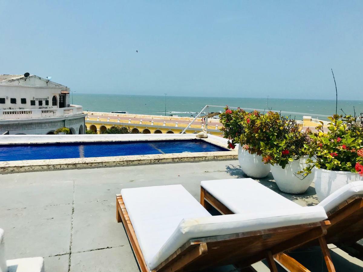 Penthouse Caribbean View And Private Pool, Cartagena Apartamento Exterior foto